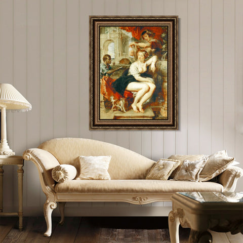 INVIN ART Framed Canvas Art Giclee Print Series#014 by Peter Paul Rubens Wall Art Living Room Home Office Decorations