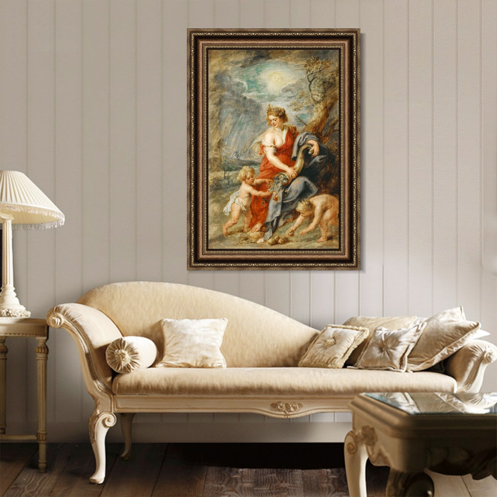 INVIN ART Framed Canvas Art Giclee Print Series#015 by Peter Paul Rubens Wall Art