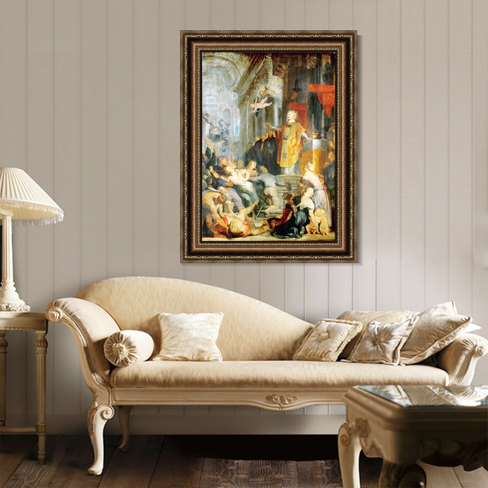 INVIN ART Framed Canvas Art Giclee Print Series#016 by Peter Paul Rubens Wall Art Living Room Home Office Decorations