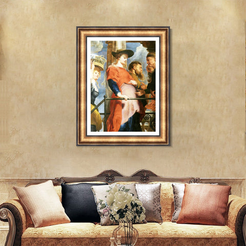 INVIN ART Framed Canvas Art Giclee Print Series#019 by Peter Paul Rubens Wall Art Living Room Home Office Decorations