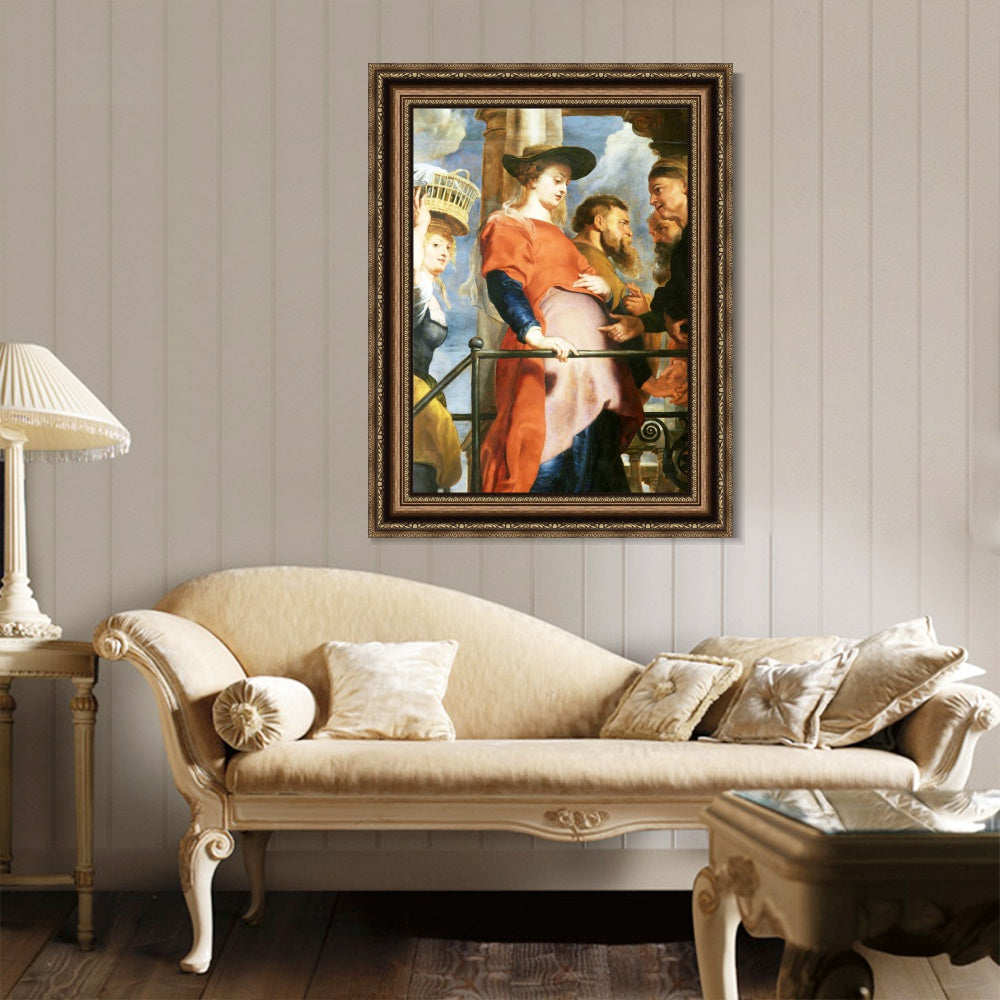 INVIN ART Framed Canvas Art Giclee Print Series#019 by Peter Paul Rubens Wall Art
