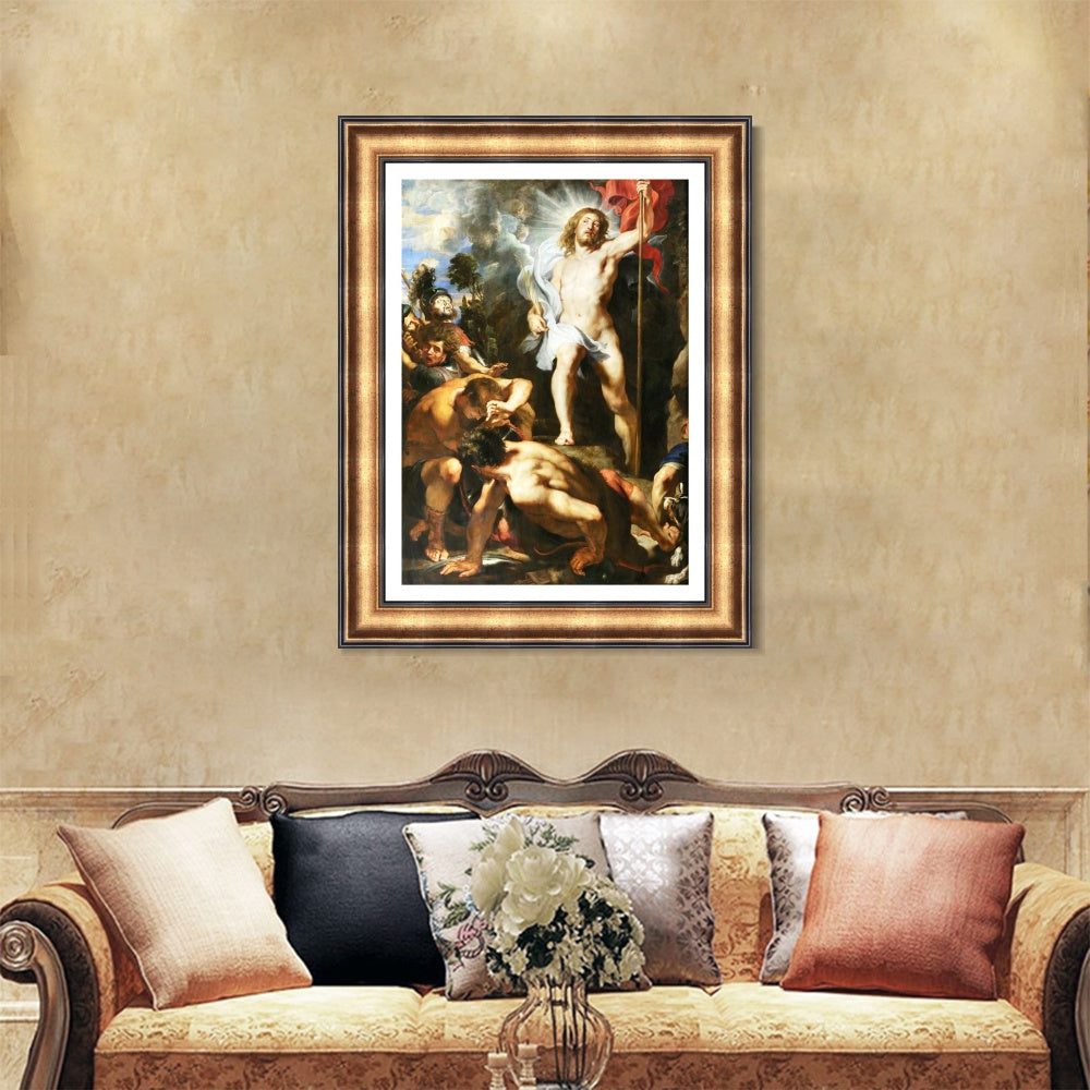 INVIN ART Framed Canvas Art Giclee Print Series#020 by Peter Paul Rubens Wall Art