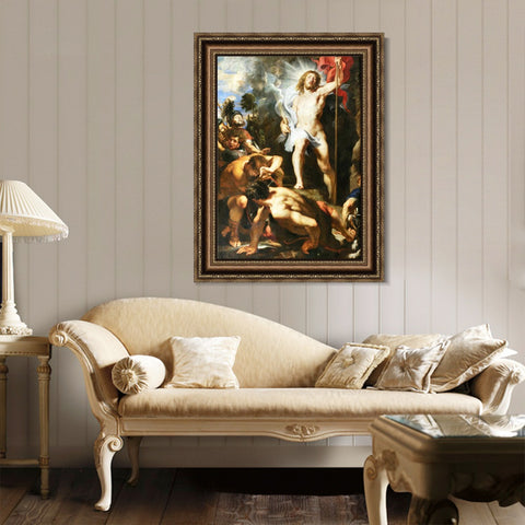 INVIN ART Framed Canvas Art Giclee Print Series#020 by Peter Paul Rubens Wall Art Living Room Home Office Decorations