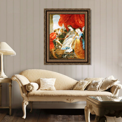 INVIN ART Framed Canvas Art Giclee Print Series#021 by Peter Paul Rubens Wall Art Living Room Home Office Decorations