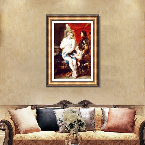 INVIN ART Framed Canvas Art Giclee Print Series#022 by Peter Paul Rubens Wall Art Living Room Home Office Decorations