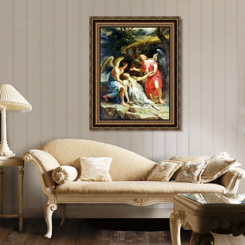 INVIN ART Framed Canvas Art Giclee Print Series#023 by Peter Paul Rubens Wall Art Living Room Home Office Decorations