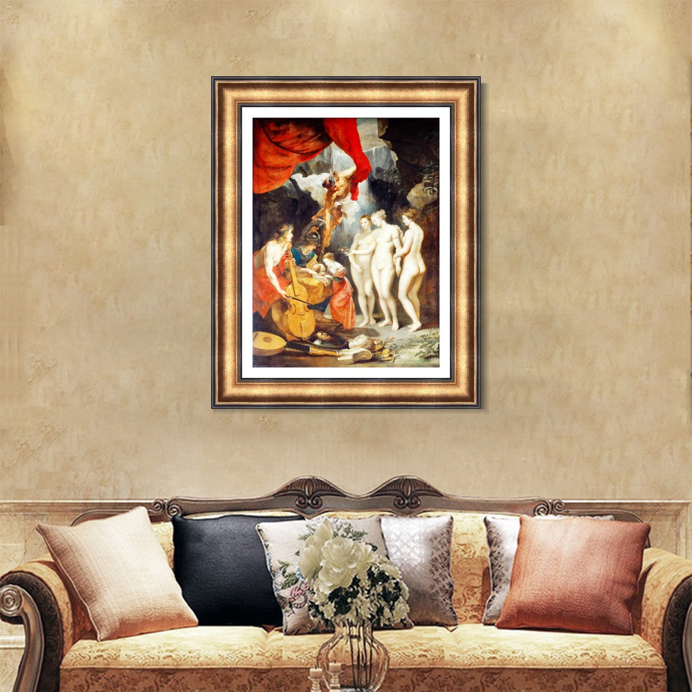 INVIN ART Framed Canvas Art Giclee Print Series#024 by Peter Paul Rubens Wall Art