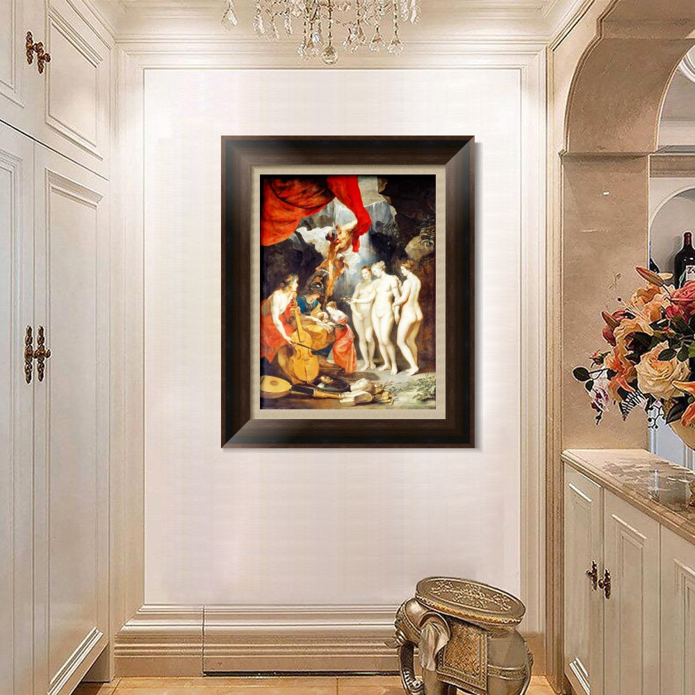 INVIN ART Framed Canvas Art Giclee Print Series#024 by Peter Paul Rubens Wall Art