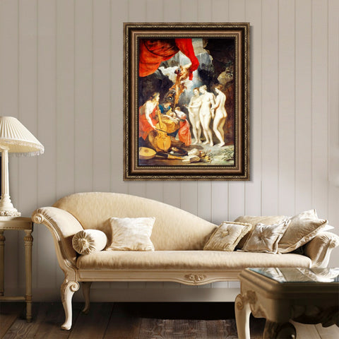 INVIN ART Framed Canvas Art Giclee Print Series#024 by Peter Paul Rubens Wall Art Living Room Home Office Decorations