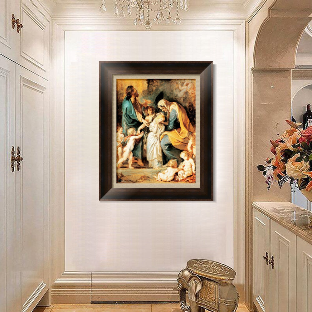 INVIN ART Framed Canvas Art Giclee Print Series#025 by Peter Paul Rubens Wall Art