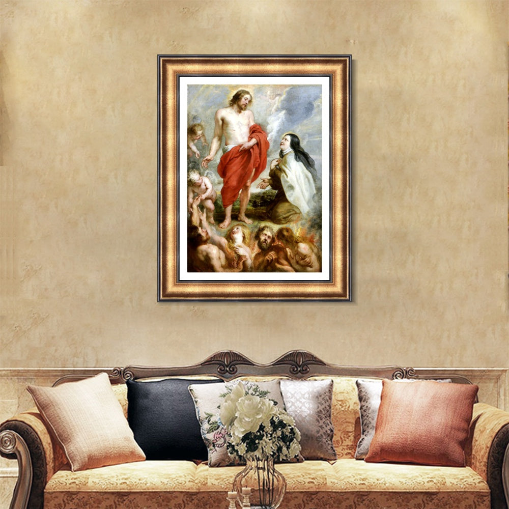 INVIN ART Framed Canvas Art Giclee Print Series#027 by Peter Paul Rubens Wall Art