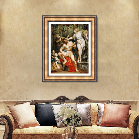 INVIN ART Framed Canvas Art Giclee Print Series#028 by Peter Paul Rubens Wall Art Living Room Home Office Decorations
