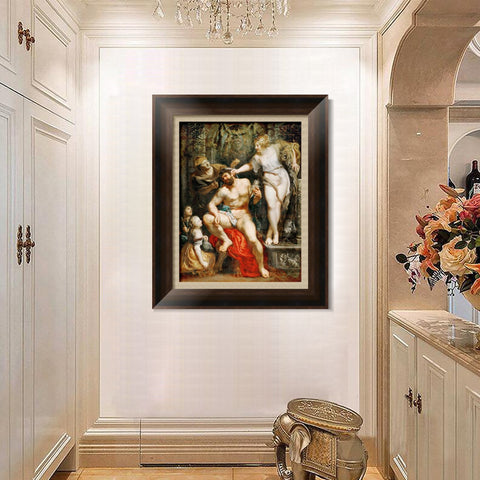 INVIN ART Framed Canvas Art Giclee Print Series#028 by Peter Paul Rubens Wall Art Living Room Home Office Decorations