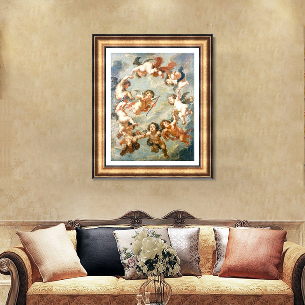 INVIN ART Framed Canvas Art Giclee Print Series#030 by Peter Paul Rubens Wall Art