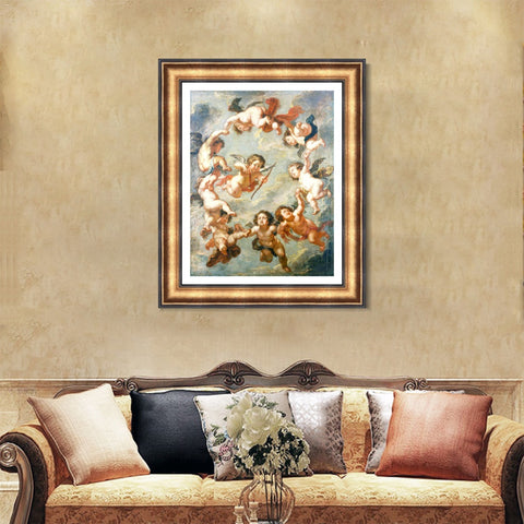 INVIN ART Framed Canvas Art Giclee Print Series#030 by Peter Paul Rubens Wall Art Living Room Home Office Decorations
