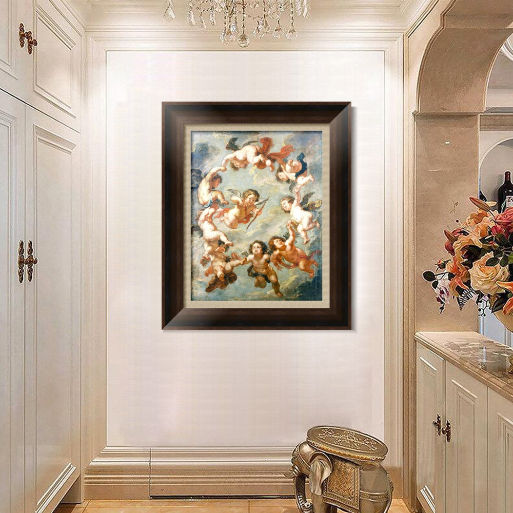 INVIN ART Framed Canvas Art Giclee Print Series#030 by Peter Paul Rubens Wall Art