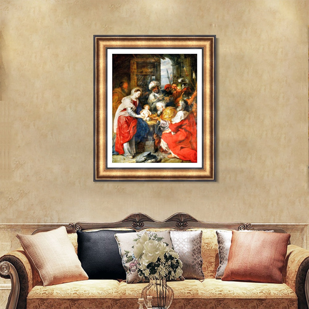 INVIN ART Framed Canvas Art Giclee Print Series#031 by Peter Paul Rubens Wall Art