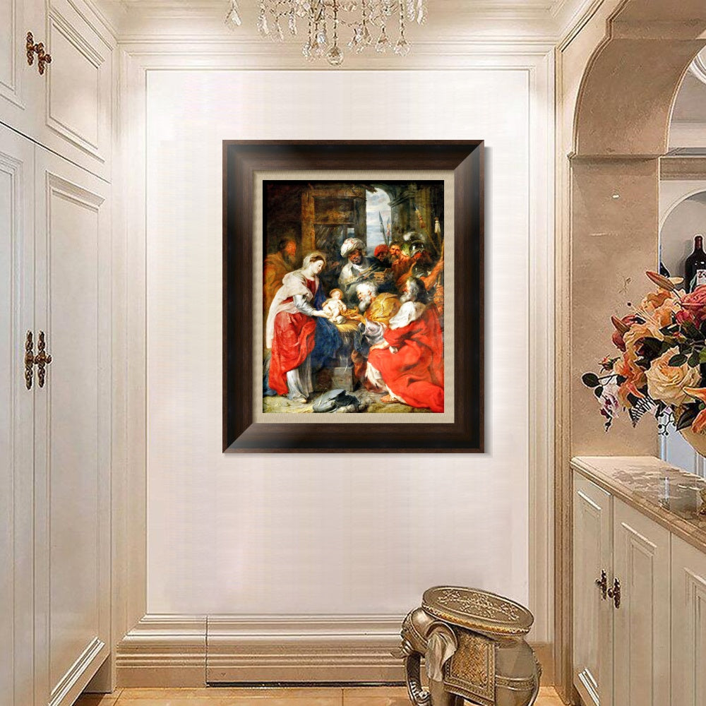 INVIN ART Framed Canvas Art Giclee Print Series#031 by Peter Paul Rubens Wall Art