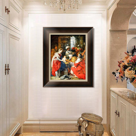 INVIN ART Framed Canvas Art Giclee Print Series#031 by Peter Paul Rubens Wall Art Living Room Home Office Decorations