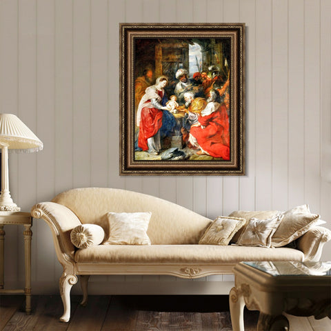 INVIN ART Framed Canvas Art Giclee Print Series#031 by Peter Paul Rubens Wall Art Living Room Home Office Decorations