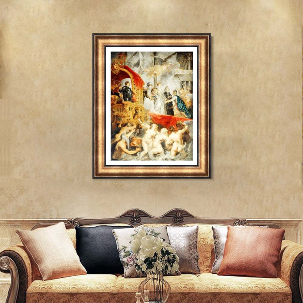 INVIN ART Framed Canvas Art Giclee Print Series#032 by Peter Paul Rubens Wall Art