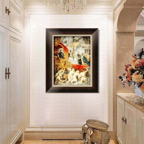 INVIN ART Framed Canvas Art Giclee Print Series#032 by Peter Paul Rubens Wall Art Living Room Home Office Decorations