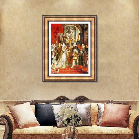 INVIN ART Framed Canvas Art Giclee Print Series#033 by Peter Paul Rubens Wall Art Living Room Home Office Decorations