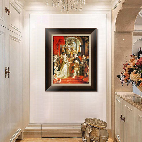 INVIN ART Framed Canvas Art Giclee Print Series#033 by Peter Paul Rubens Wall Art Living Room Home Office Decorations