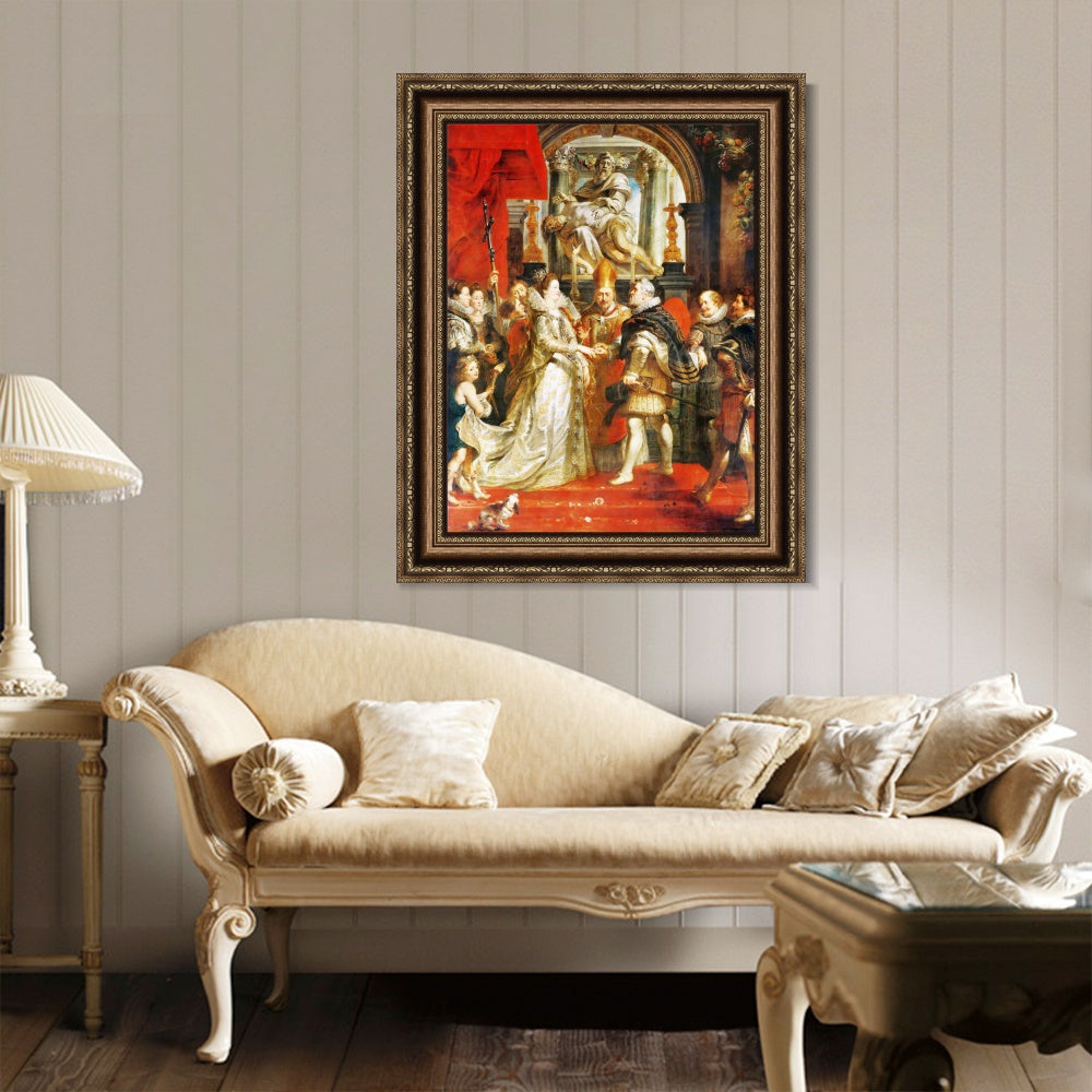 INVIN ART Framed Canvas Art Giclee Print Series#033 by Peter Paul Rubens Wall Art
