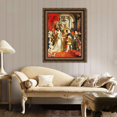 INVIN ART Framed Canvas Art Giclee Print Series#033 by Peter Paul Rubens Wall Art Living Room Home Office Decorations