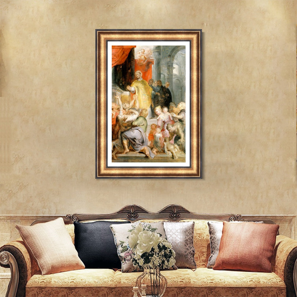INVIN ART Framed Canvas Art Giclee Print Series#034 by Peter Paul Rubens Wall Art