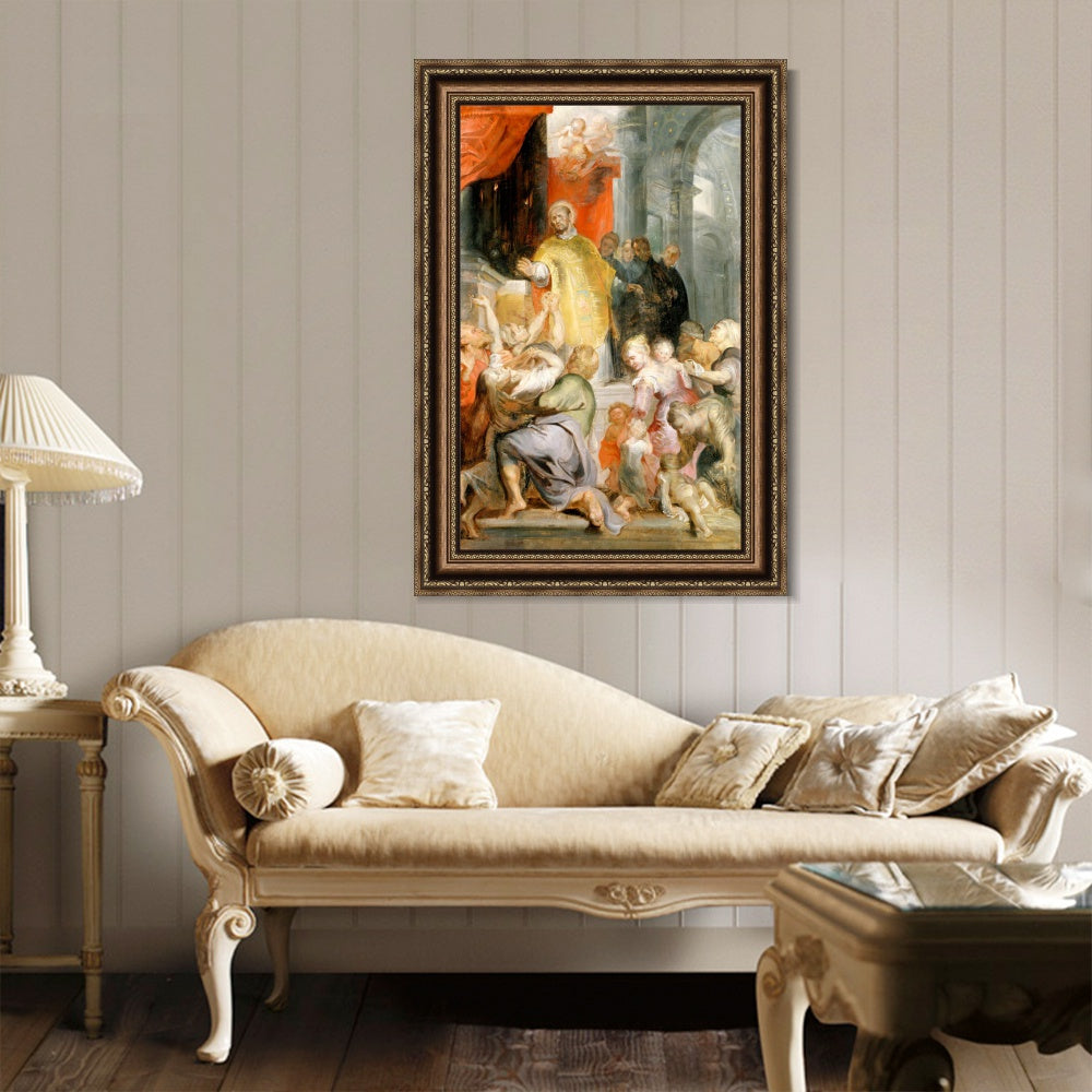 INVIN ART Framed Canvas Art Giclee Print Series#034 by Peter Paul Rubens Wall Art
