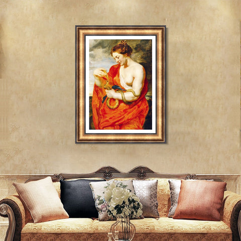 INVIN ART Framed Canvas Art Giclee Print Series#035 by Peter Paul Rubens Wall Art Living Room Home Office Decorations