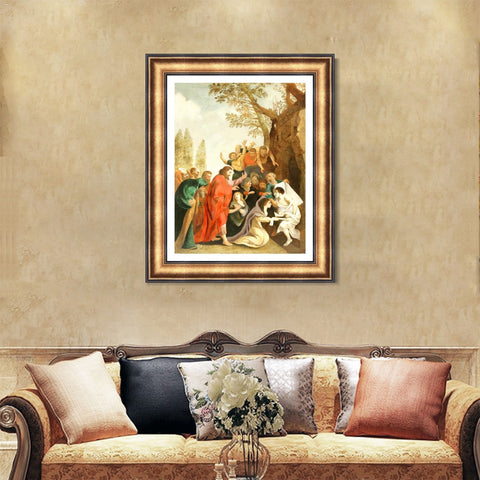 INVIN ART Framed Canvas Art Giclee Print Series#037 by Peter Paul Rubens Wall Art Living Room Home Office Decorations