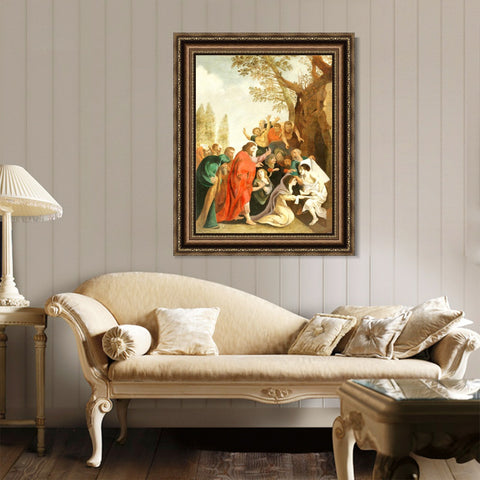 INVIN ART Framed Canvas Art Giclee Print Series#037 by Peter Paul Rubens Wall Art Living Room Home Office Decorations