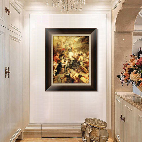INVIN ART Framed Canvas Art Giclee Print Series#038 by Peter Paul Rubens Wall Art Living Room Home Office Decorations
