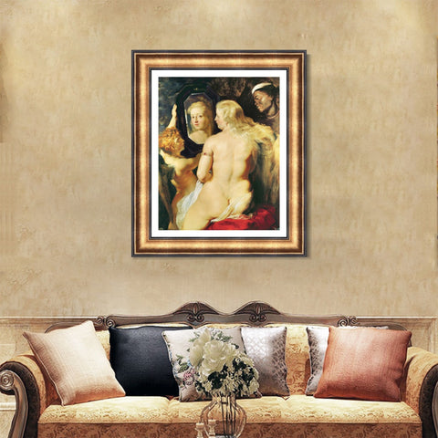 INVIN ART Framed Canvas Art Giclee Print Series#039 by Peter Paul Rubens Wall Art Living Room Home Office Decorations