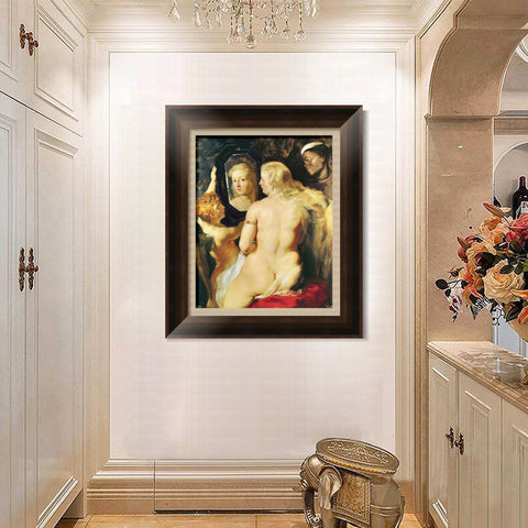 INVIN ART Framed Canvas Art Giclee Print Series#039 by Peter Paul Rubens Wall Art Living Room Home Office Decorations