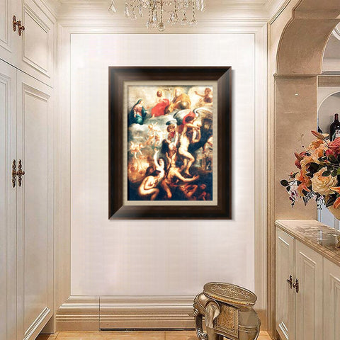 INVIN ART Framed Canvas Art Giclee Print Series#041 by Peter Paul Rubens Wall Art Living Room Home Office Decorations