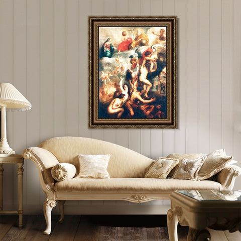 INVIN ART Framed Canvas Art Giclee Print Series#041 by Peter Paul Rubens Wall Art Living Room Home Office Decorations