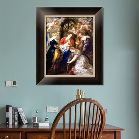 INVIN ART Framed Canvas Art Giclee Print Series#042 by Peter Paul Rubens Wall Art Living Room Home Office Decorations
