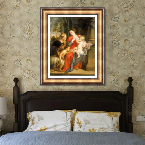 INVIN ART Framed Canvas Art Giclee Print Series#044 by Peter Paul Rubens Wall Art Living Room Home Office Decorations