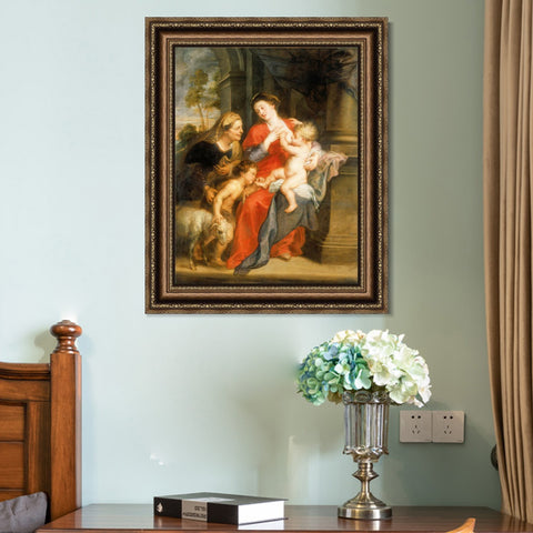 INVIN ART Framed Canvas Art Giclee Print Series#044 by Peter Paul Rubens Wall Art Living Room Home Office Decorations