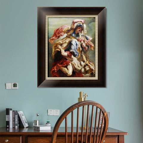 INVIN ART Framed Canvas Art Giclee Print Series#045 by Peter Paul Rubens Wall Art Living Room Home Office Decorations