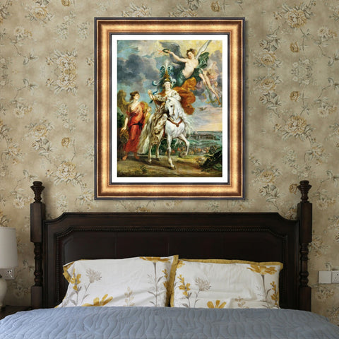 INVIN ART Framed Canvas Art Giclee Print Series#046 by Peter Paul Rubens Wall Art Living Room Home Office Decorations
