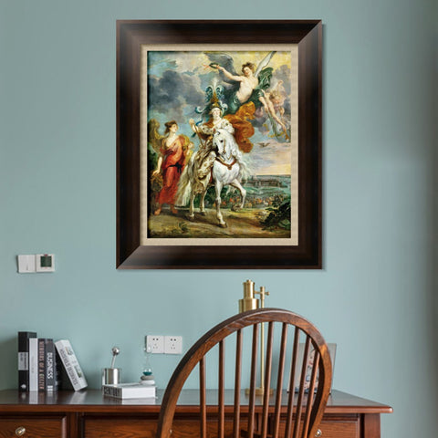 INVIN ART Framed Canvas Art Giclee Print Series#046 by Peter Paul Rubens Wall Art Living Room Home Office Decorations