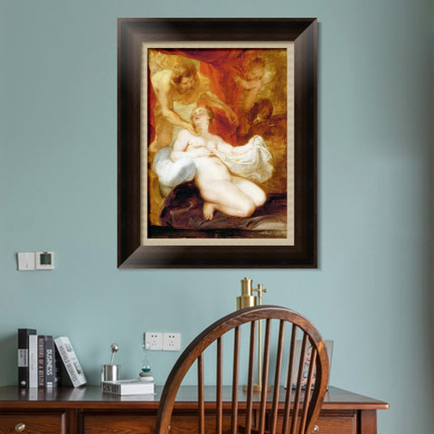 INVIN ART Framed Canvas Art Giclee Print Series#047 by Peter Paul Rubens Wall Art Living Room Home Office Decorations