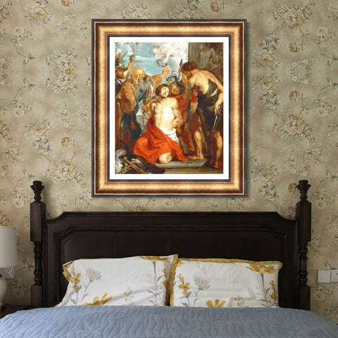 INVIN ART Framed Canvas Art Giclee Print Series#049 by Peter Paul Rubens Wall Art Living Room Home Office Decorations