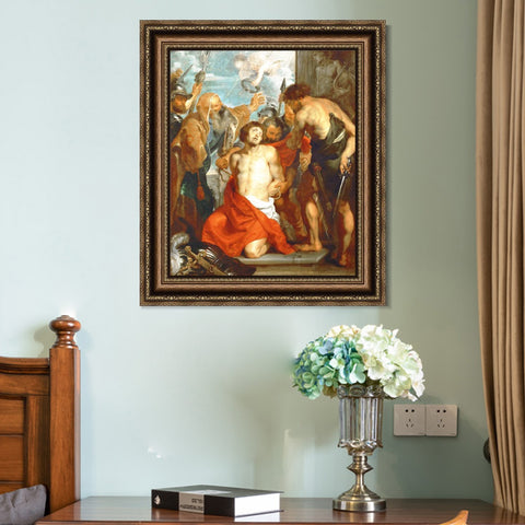INVIN ART Framed Canvas Art Giclee Print Series#049 by Peter Paul Rubens Wall Art Living Room Home Office Decorations