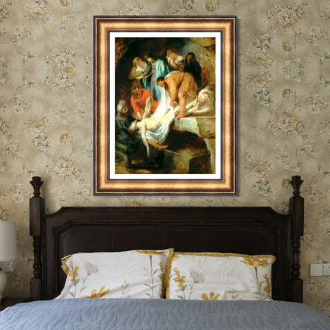 INVIN ART Framed Canvas Art Giclee Print Series#051 by Peter Paul Rubens Wall Art Living Room Home Office Decorations